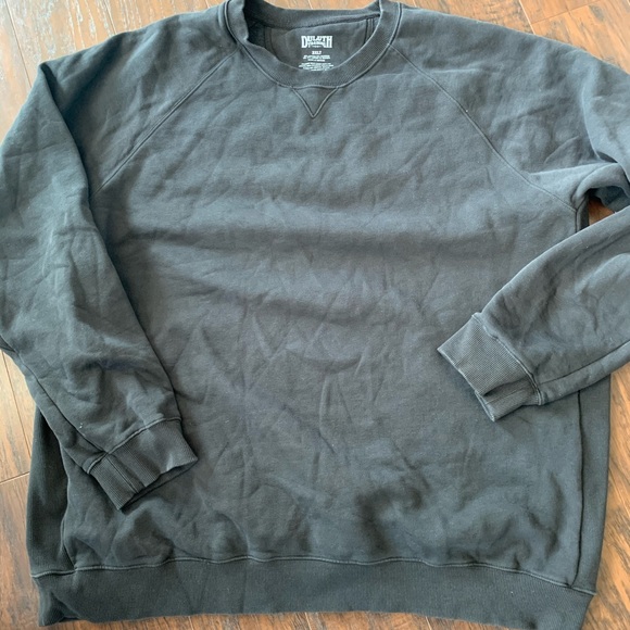 Duluth Black 3xlt Crewneck Sweatshirt 